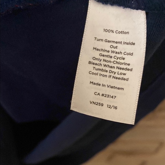 Talbots Navy Sleeveless Dress with Floral Pattern Size XL - Picture 7 of 9